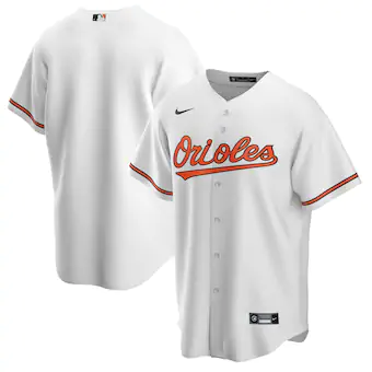 Men's Baltimore Orioles Blank White Cool Base Stitched MLB Jersey